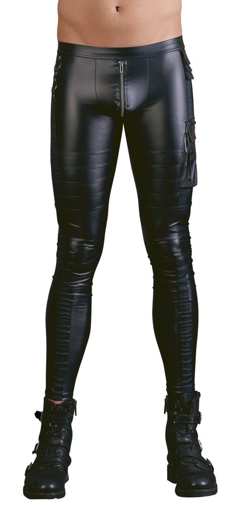 Pantalones Nek XL - Corte Slim Elástico con Detalles Moteros