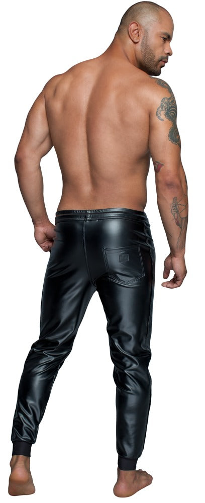 Noir Men Treggings M - Pantalones Jogger Elásticos Negro