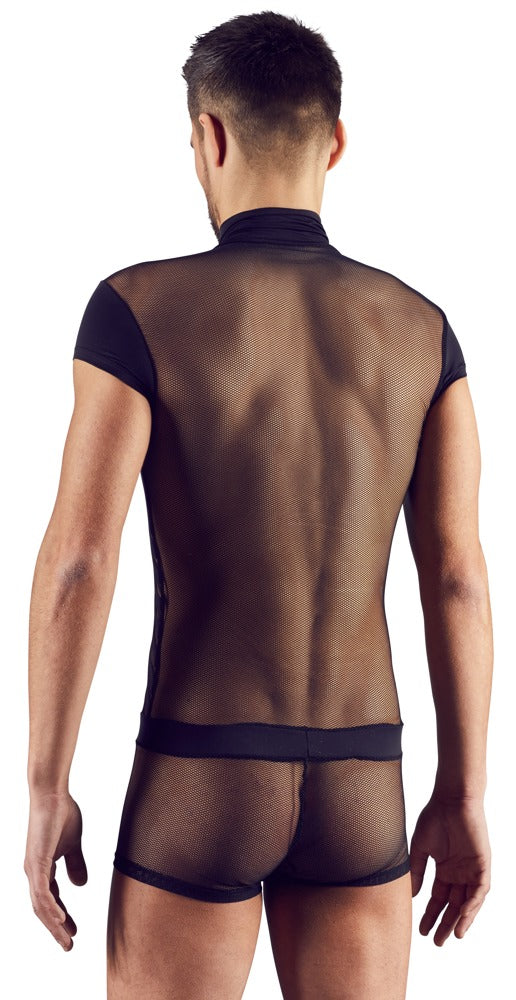 Men's Playsuit M Svenjoyment - Body Sofisticado con Mangas Cortas