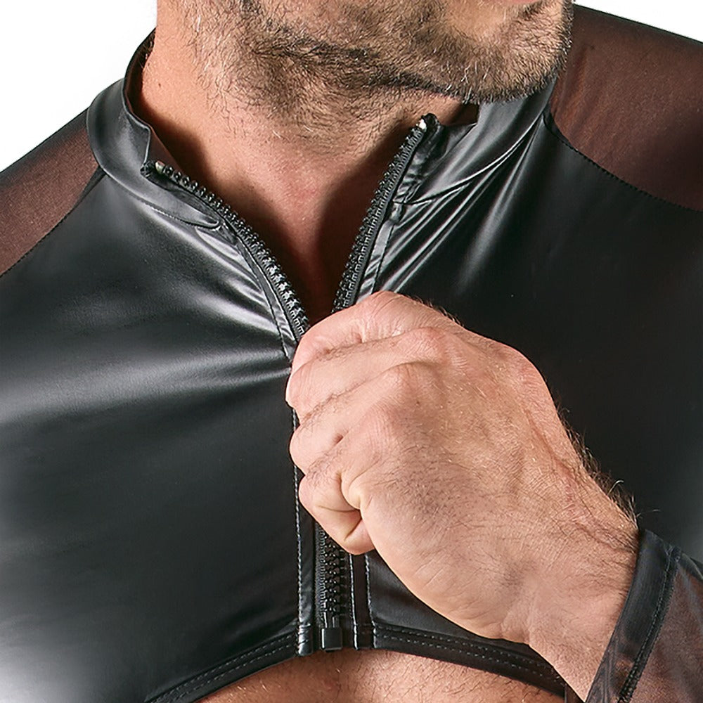 Body Svenjoyment Men's M - Diseño Provocativo con Powernet