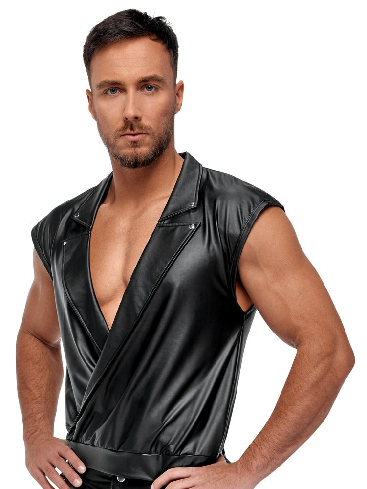 Camiseta Casual Biker NEK Talla L - Estilo Matte Negro