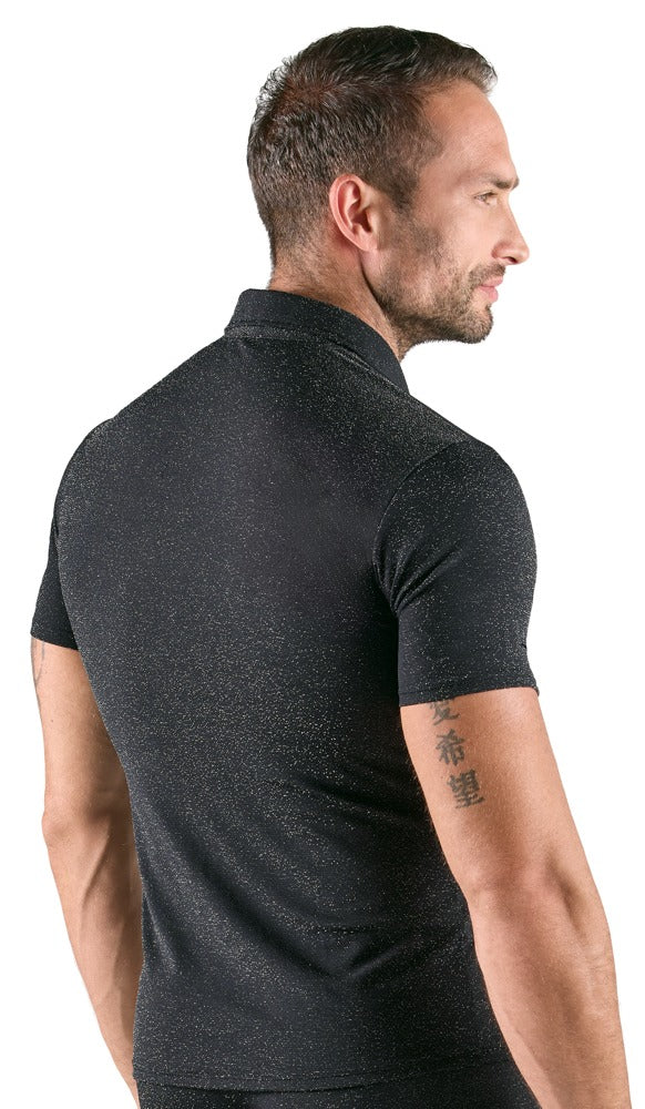 Camisa Plateada Svenjoyment Talla M - Lúrex Brillante