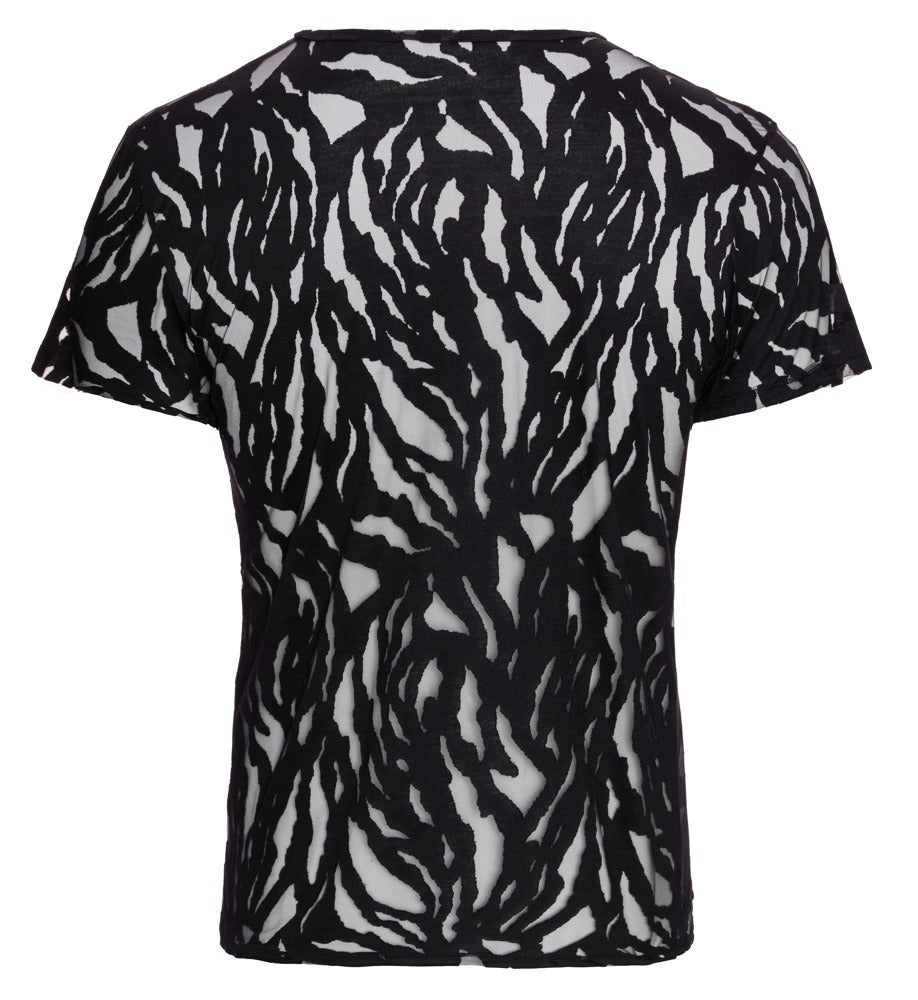 Camiseta Svenjoyment M. Shirt XL Negra Efecto Quemado