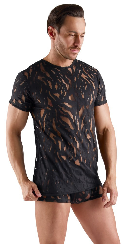 Camiseta M. Shirt 2XL Svenjoyment - Efecto Quemado Transparente