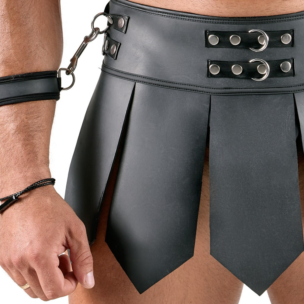 Men's Skirt + Chest Harness Svenjoyment Bondage - Conjunto Gladiador S