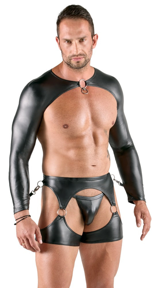 Men's Bondage Set 3 pcs. XL - Bolero, Arnés y Suspensorio Svenjoyment