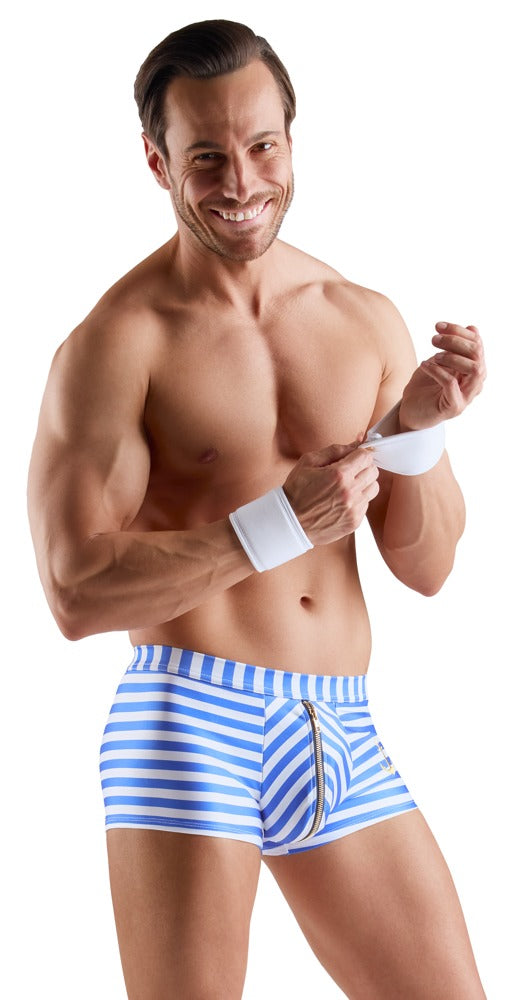Pantalón Marinero Svenjoyment - Rayas Azul Náutico y Blanco Talla S