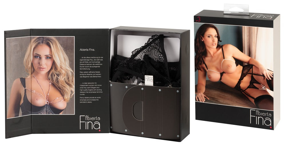 BH Set Pearls XL - Conjunto de Encaje con Detalles de Perlas