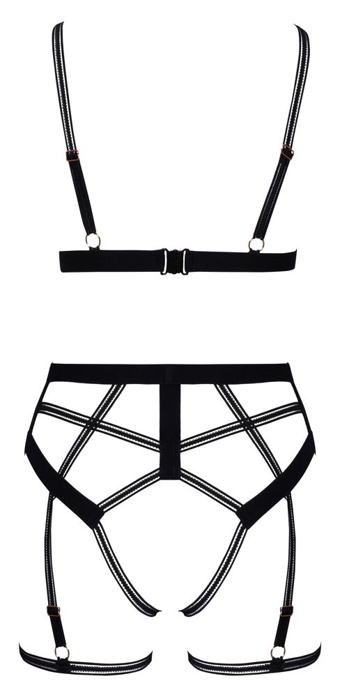 Bra Set Open S - Conjunto Arnés Cottelli Lingerie