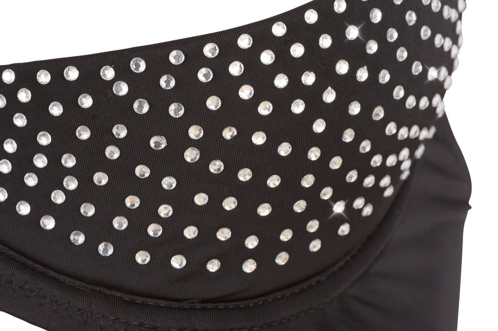 Rhinestone Shelf Bra Set 85C/L - Conjunto de Lencería con Pedrería