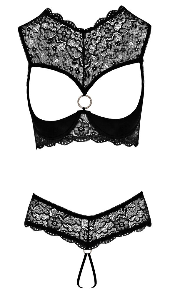 Shelf Bra Set 85B/L Cottelli Lingerie - Conjunto Encaje