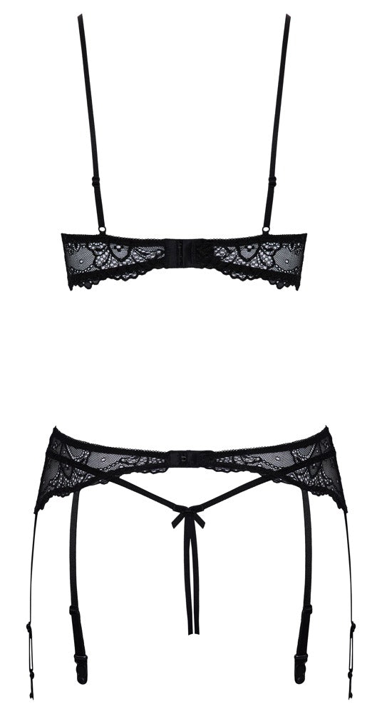 Set de Lencería Shelf Bra 80B/M Cottelli - 3 Piezas