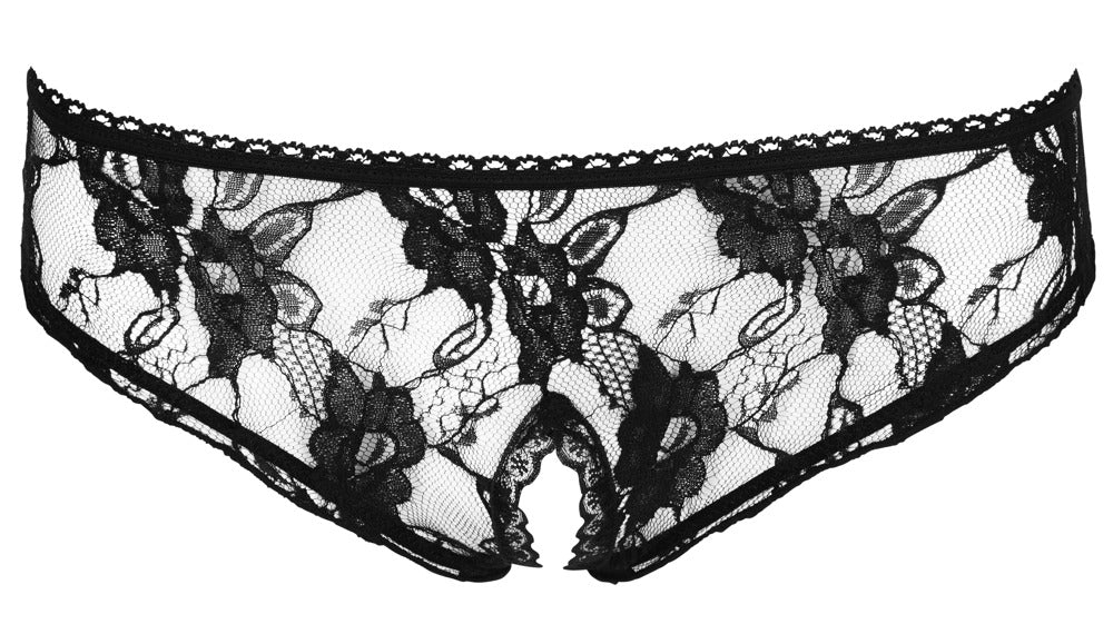 Braguita Crotchless Cottelli Lingerie Encaje Negro Talla L