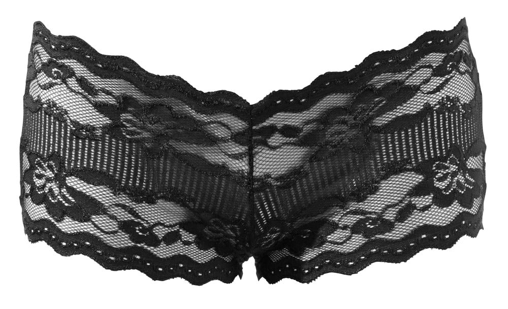 Braguitas Black XL Cottelli Lingerie - Encaje Floral Seductor