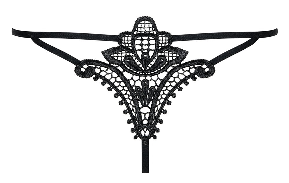 Obsessive String L/XL - Tanga Luiza con Bordado Elaborado