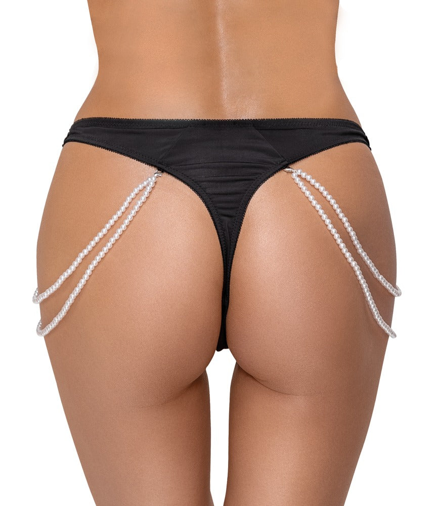 String with Pearl Chains M/L - Tanga Rio Cottelli Lingerie
