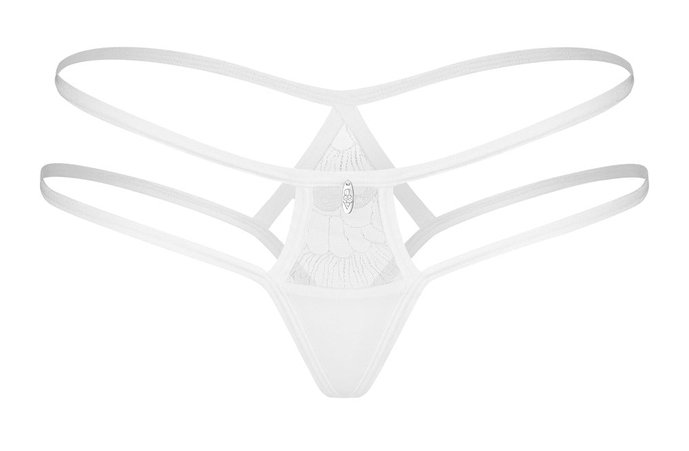Tanga Obsessive OBS Thong Encaje Bordado Blanco 2XL/3XL
