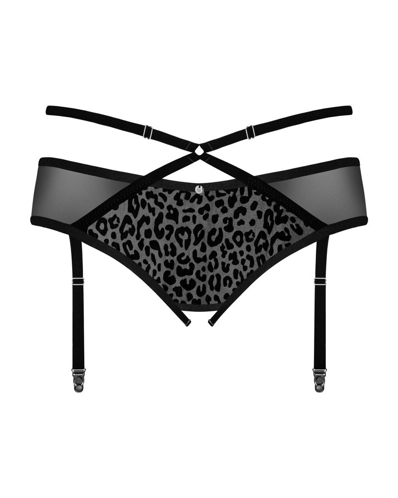 OBS Garter Belt 4XL/5XL - Liguero Abierto de Obsessive
