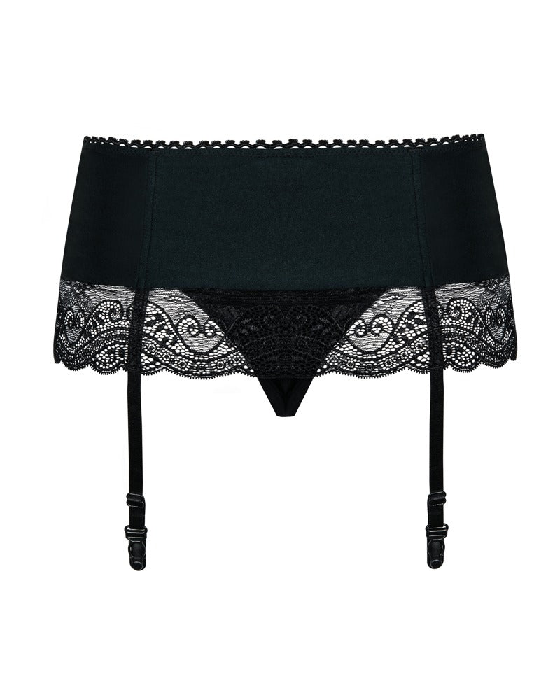 OBS Garter Belt S/M - Liguero Clásico Obsessive con Tanga