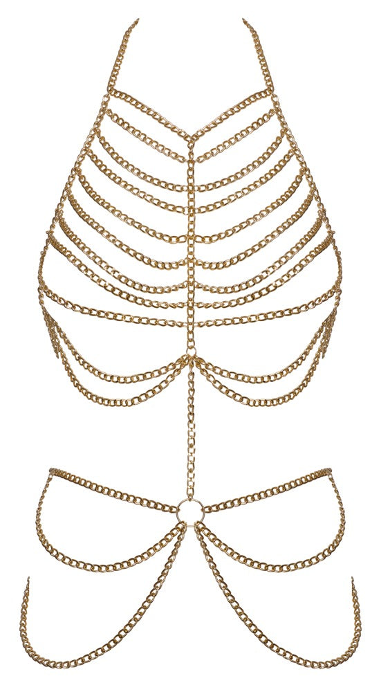 Body Chain Gold Cottelli Accessoires - Joya Corporal Ajustable