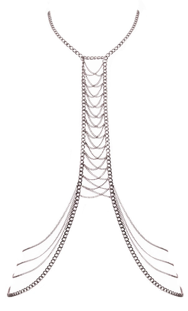 Body Chain Silver Cottelli Accessoires - Joya Corporal Plateada Ajustable
