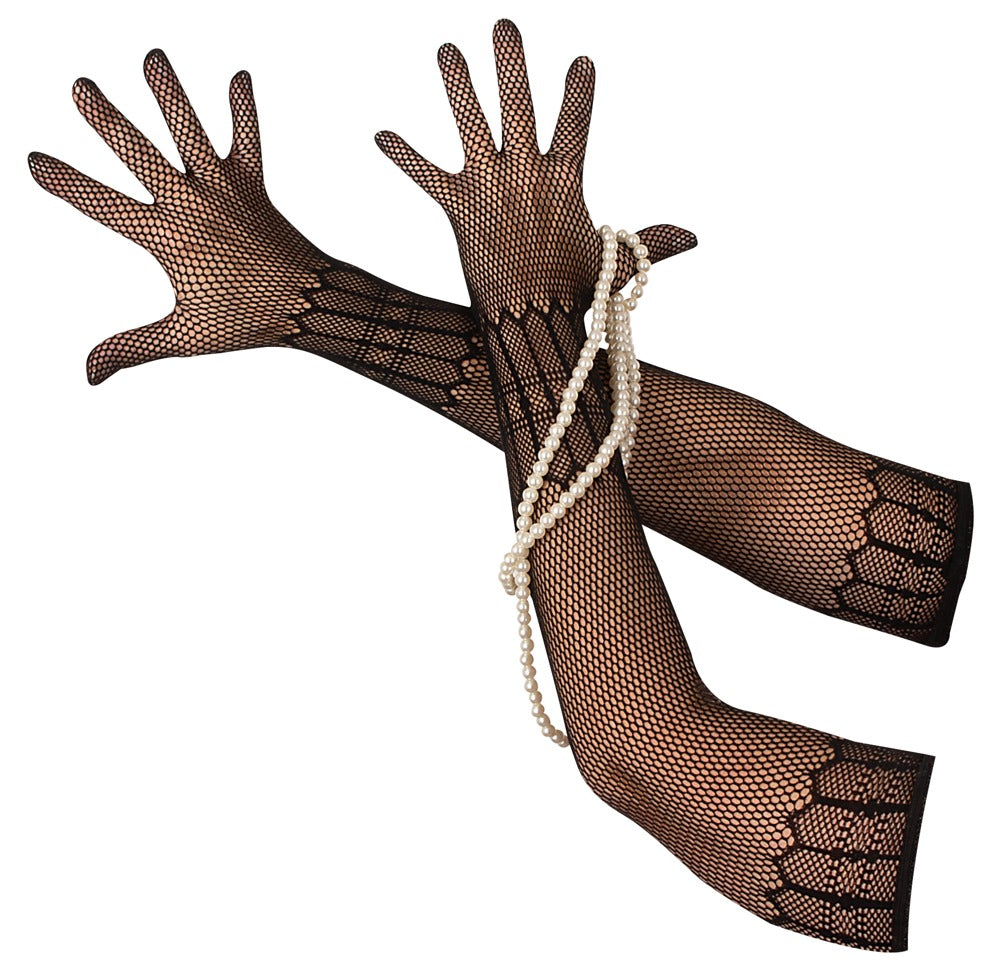 Guantes de Malla Cottelli Accessoires - Largos hasta el Codo S-L