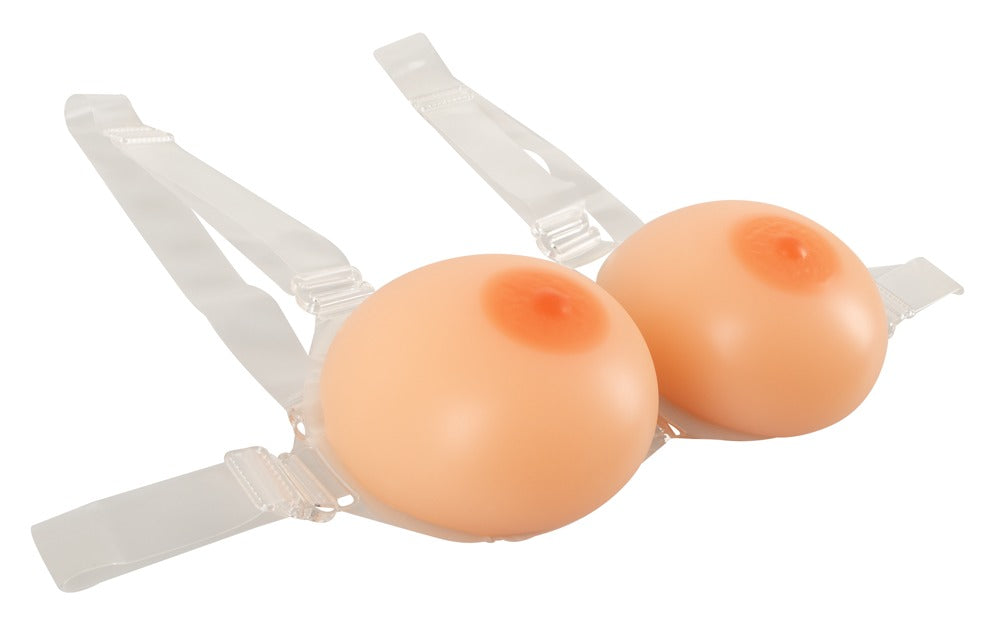 Strap-on Silicone Breasts Cottelli - Pechos de Silicona Realistas con Soporte Ajustable