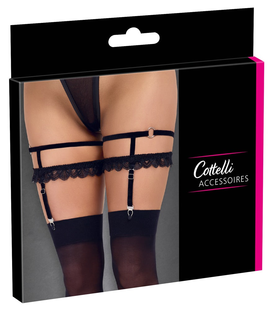 Liguero Doble Cottelli Accessoires Negro L/XL con Tirantes Desmontables