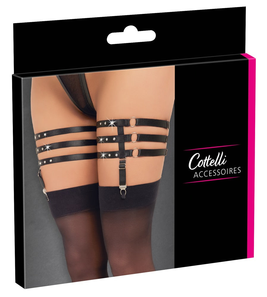 Liguero Triple Cottelli Accessoires L/XL - Tirantes Desmontables y Strass