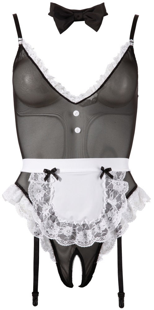 Disfraz Maid Body L - Cottelli Costumes | Conjunto Erótico con Encaje