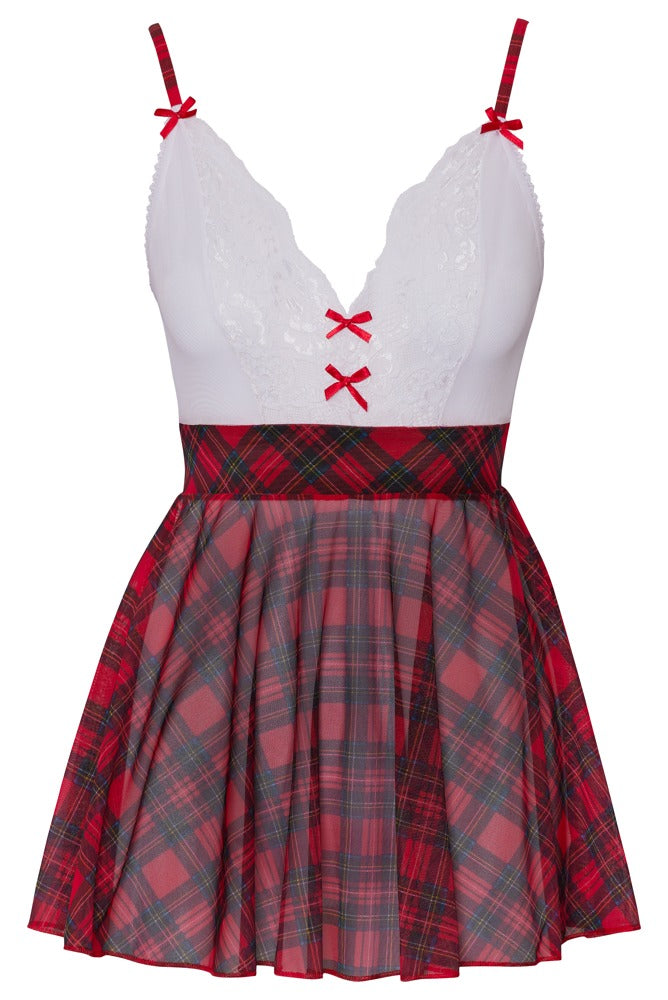 Dress Plaid S - Disfraz Uniforme Escolar Cottelli Costumes