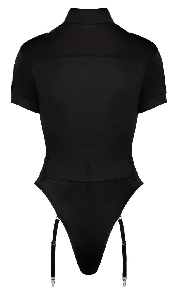 Police Body M Cottelli Costumes - Bodysuit Estilo Policia con Cremallera