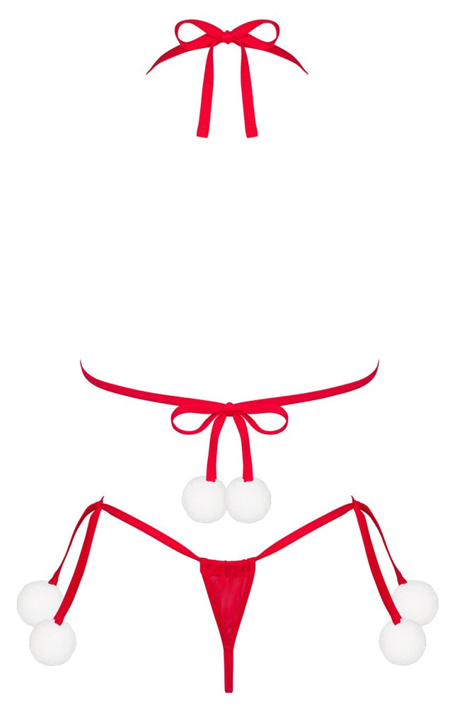 OBS Costume Bobble Girl Rojo - Set Lencería S-L
