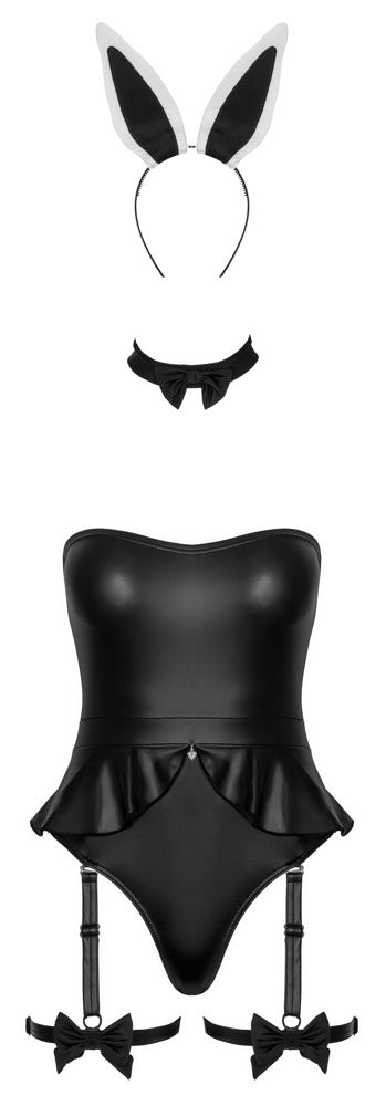 Bunny Body XL Negro - Disfraz de Conejita Sexy Cottelli