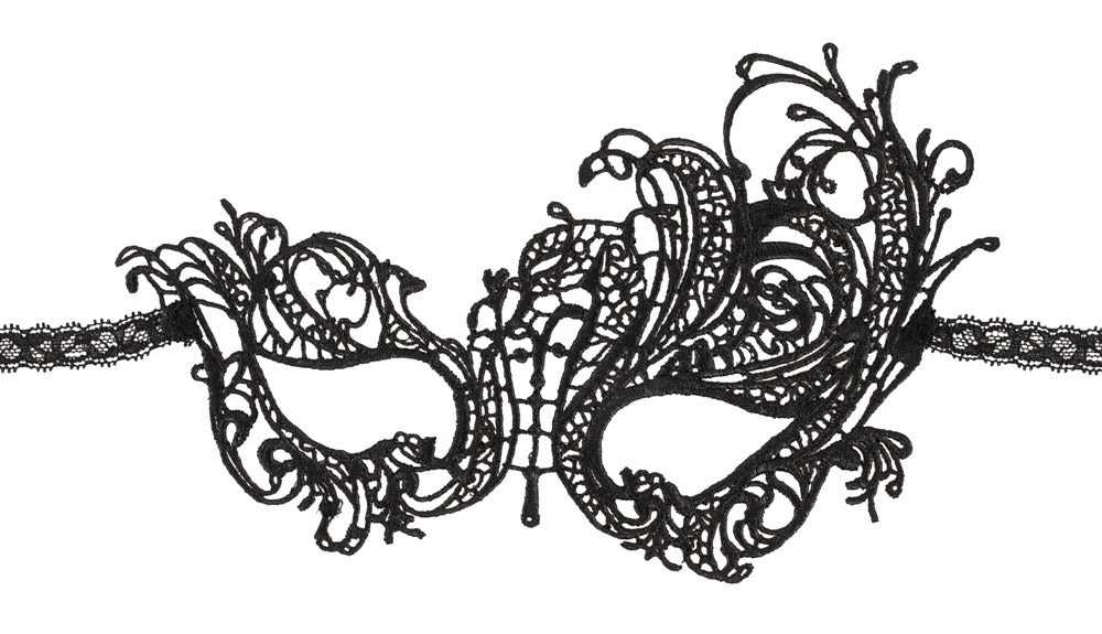 Mask Embroidery Cottelli Accessoires - Antifaz de Encaje Bordado