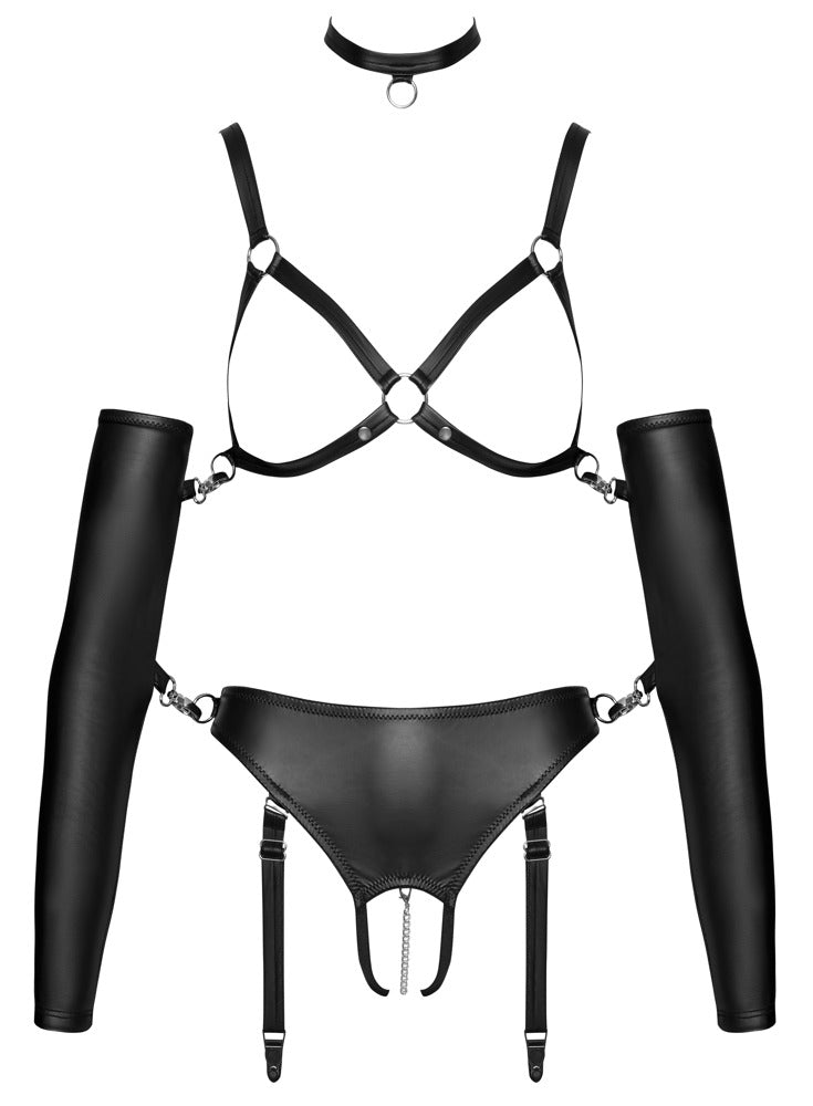Bad Kitty Set XL - Conjunto Ouvert Negro con Accesorios