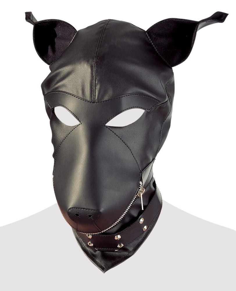 Máscara de Perro en Imitación de Piel - Fetish Collection