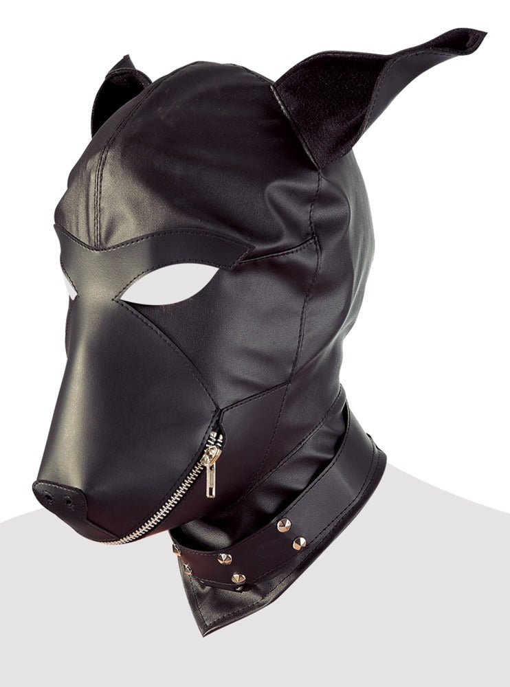 Máscara de Perro en Imitación de Piel - Fetish Collection