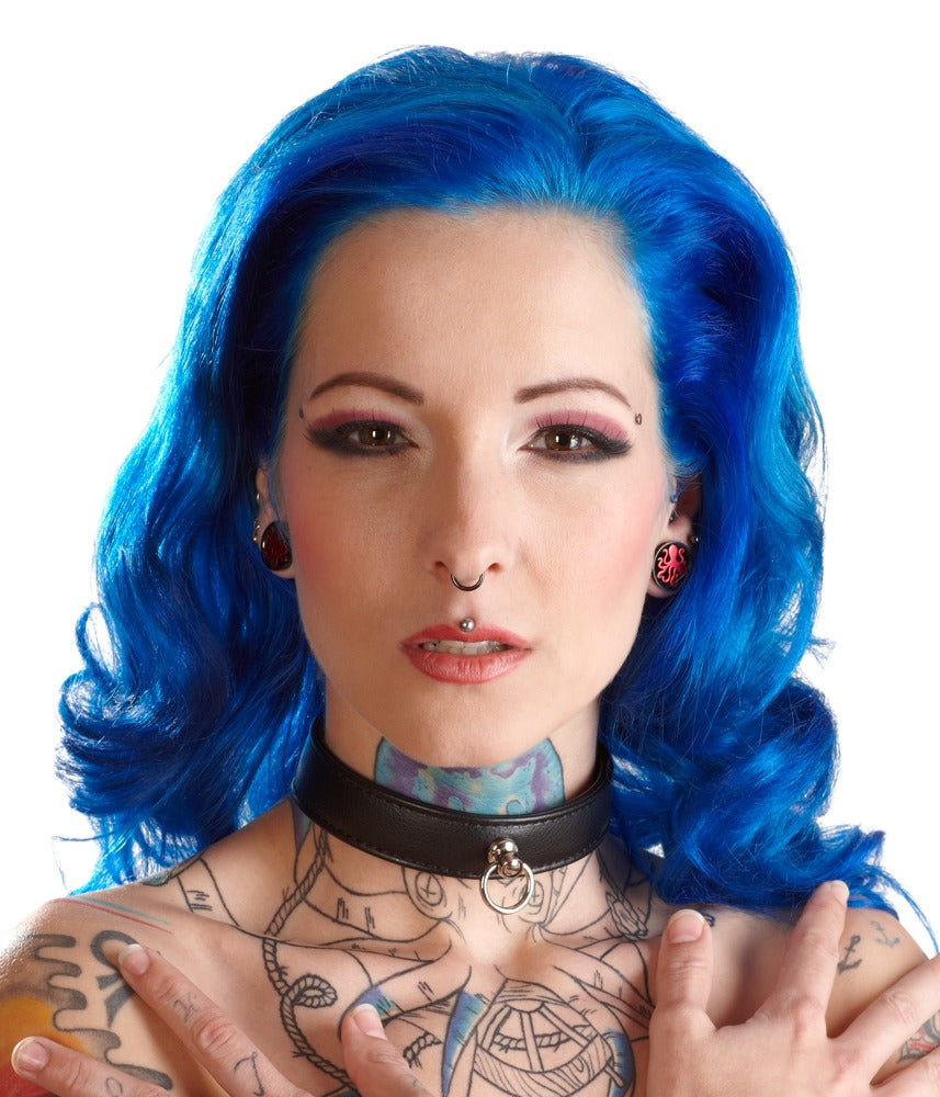 Bondage Collar Black BK - Collar de Cuello Ajustable Bad Kitty