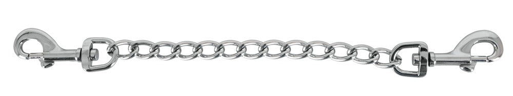 Cadena Metal ZADO 15cm con Mosquetones - Acero Cromado