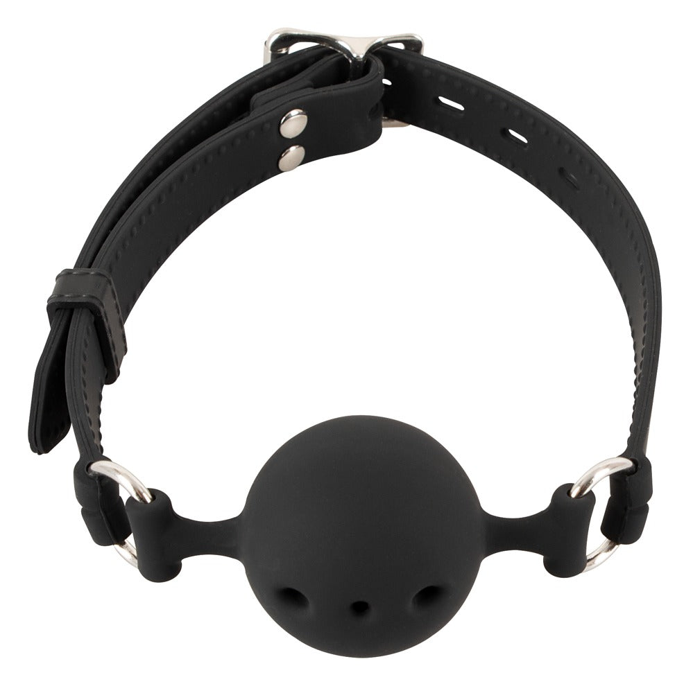 Mordaza de Silicona Medium Bad Kitty - Gag Ajustable Negro