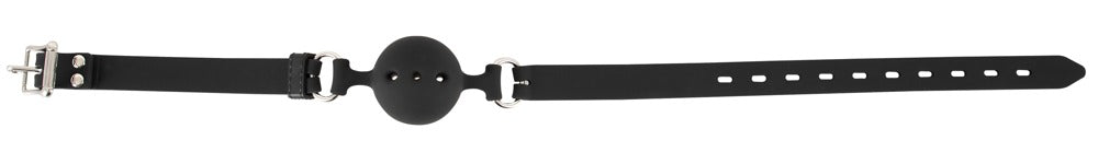 Mordaza de Silicona Medium Bad Kitty - Gag Ajustable Negro