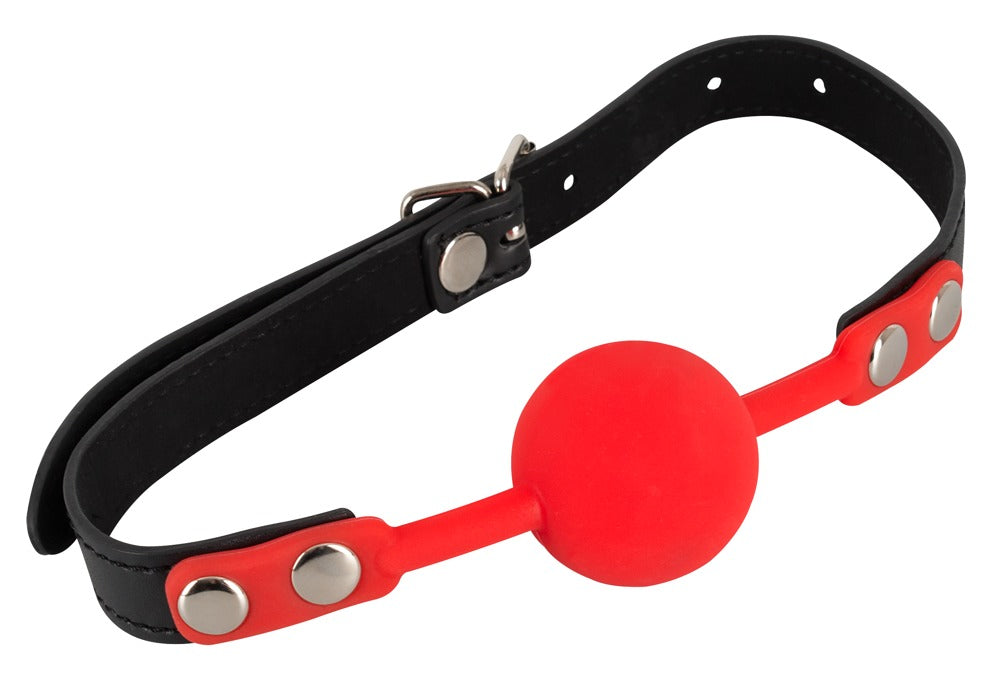 Red Gag Silicone Bad Kitty - Mordaza Ajustable con Correa