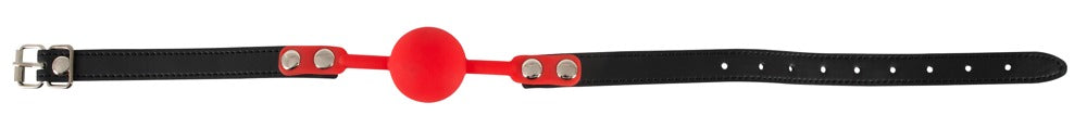 Red Gag Silicone Bad Kitty - Mordaza Ajustable con Correa