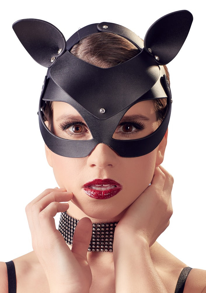 Bad Kitty Cat Mask Rhinestones - Máscara de Gato con Strass