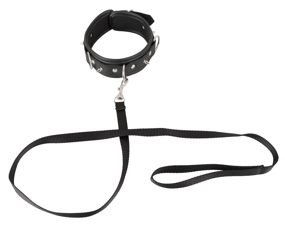Collar Vegan Fetish con Correa Ajustable - Bondage Vegano