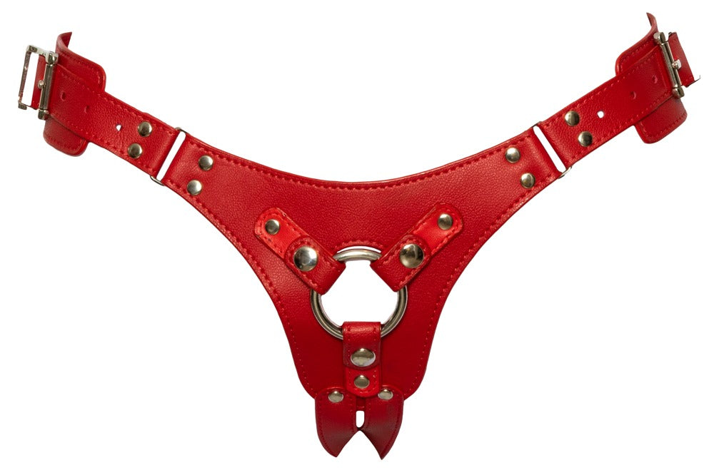 Bad Kitty Strap On Rojo Ajustable S-L - Arnés Premium