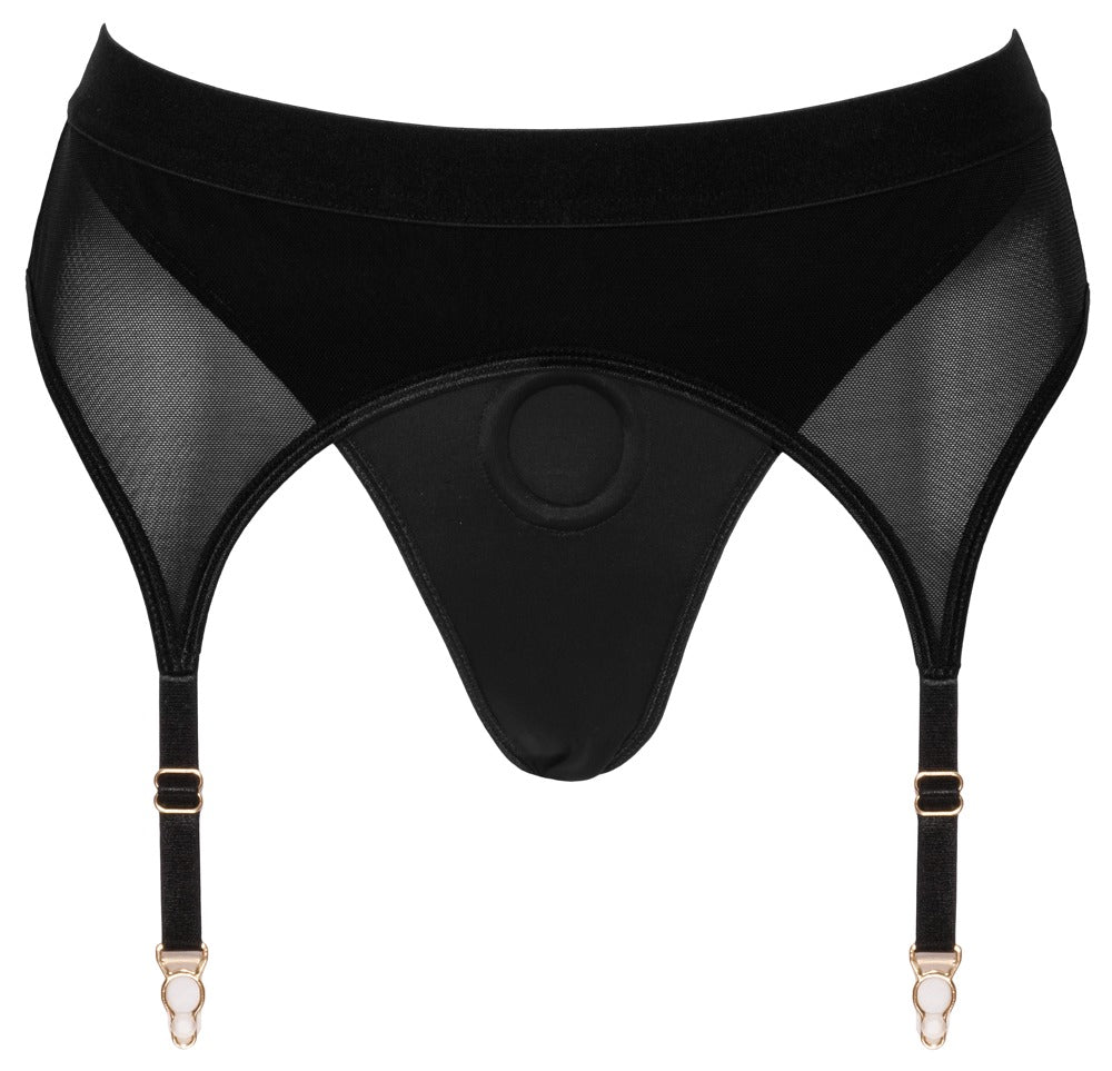 Bad Kitty Suspender Thong XL - Tanga con Arnés Ajustable