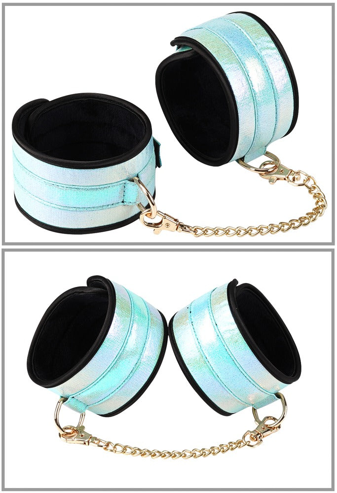 Set Bondage Liebe Seele LS Vivid Sky - 8 Piezas Azul Nacarado