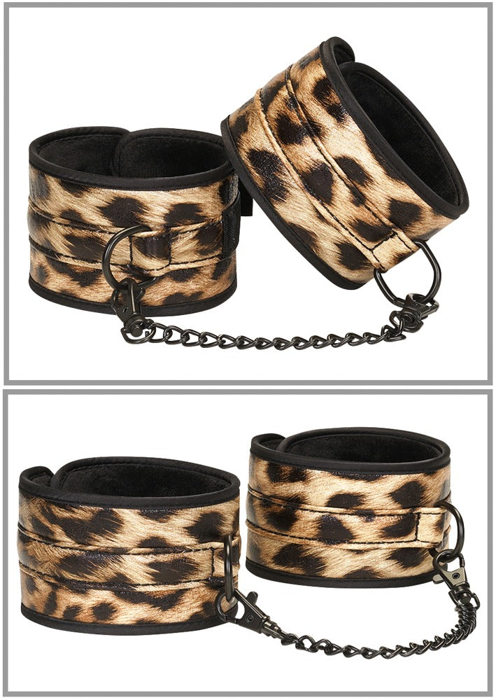Set Bondage Leopard Print 13 Piezas Liebe Seele